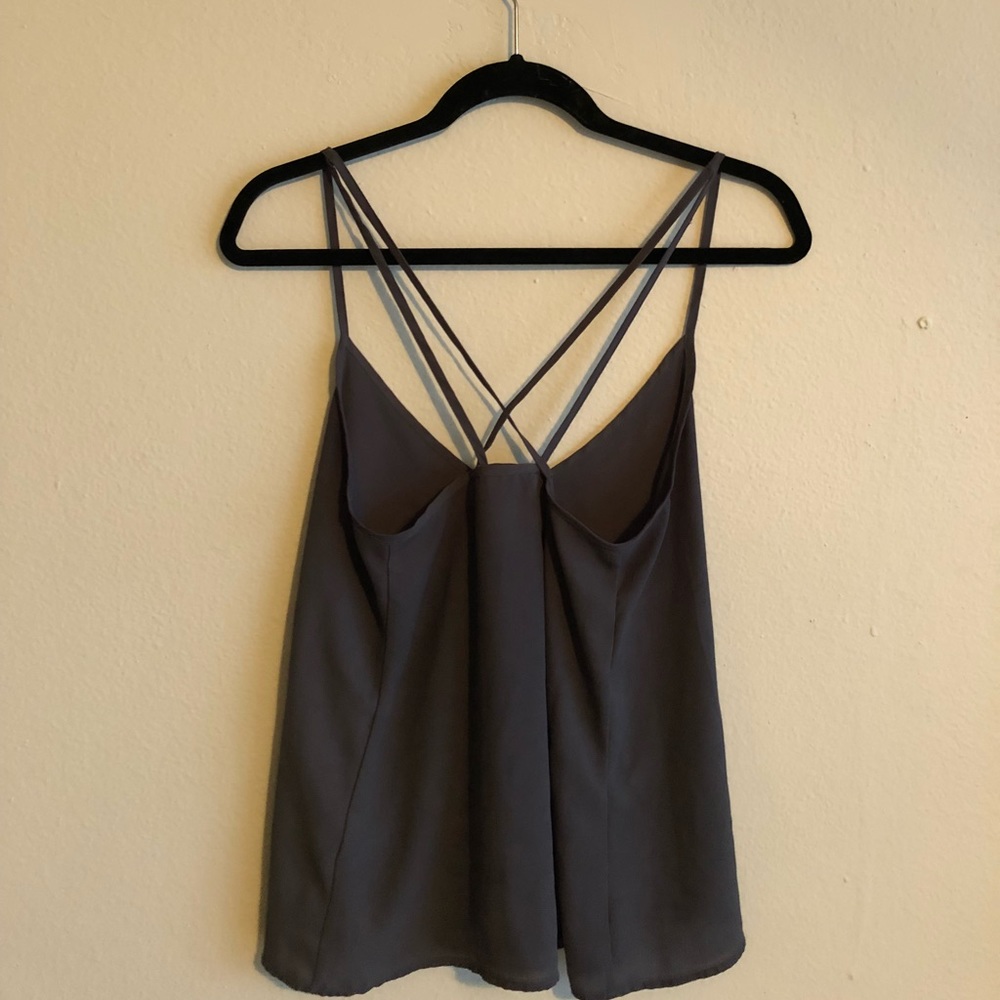 Hollister simple dark grey top